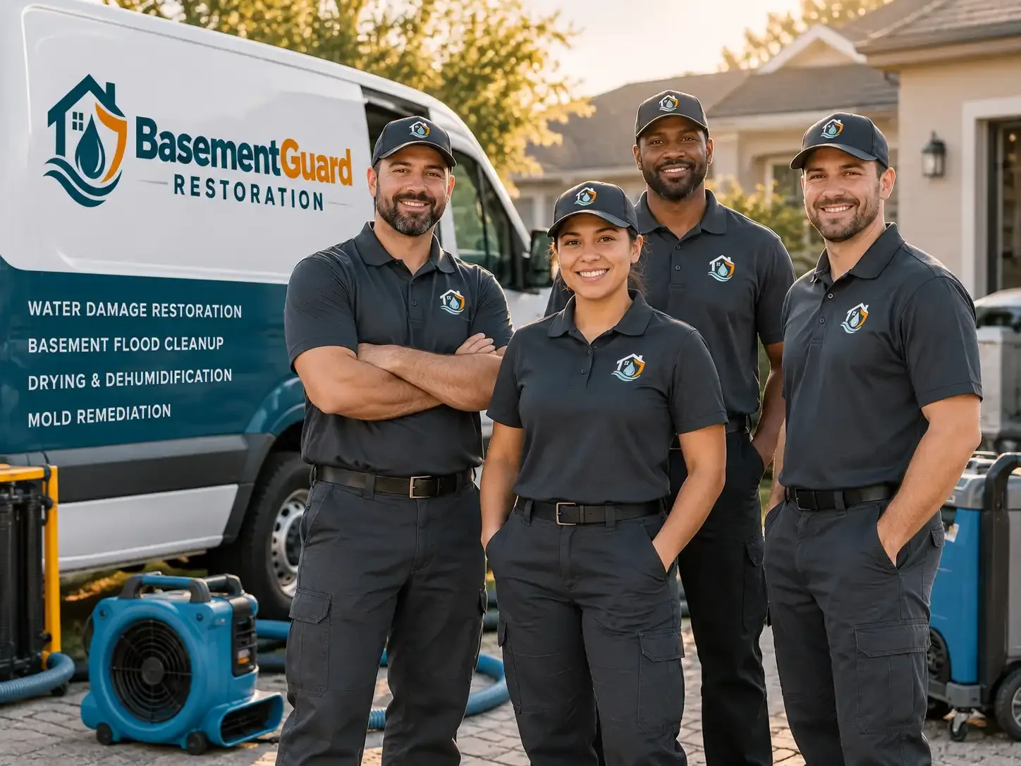 Basement Water Damage Restoration company in Purdon, TX